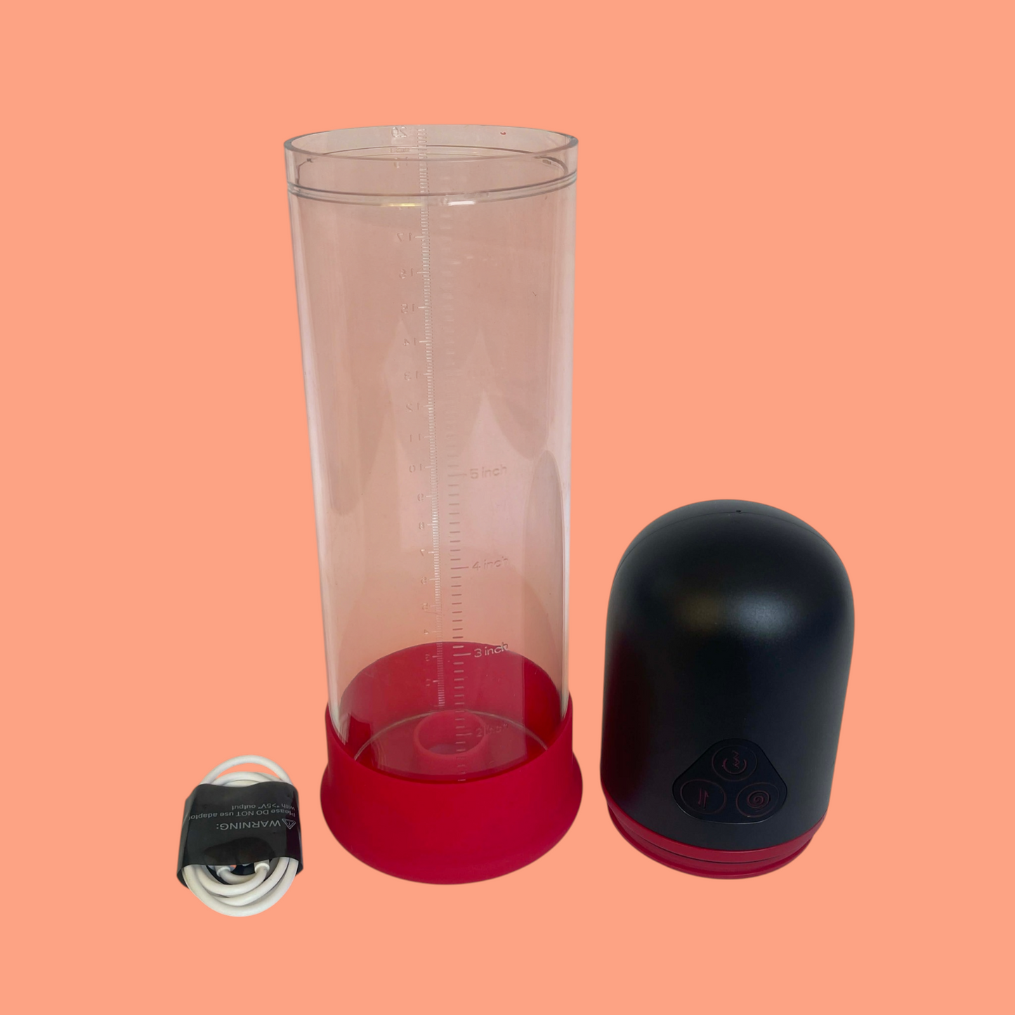 AIR Bomba de Vacío para Pene Manual con Medidor – Alargador de pene masculino