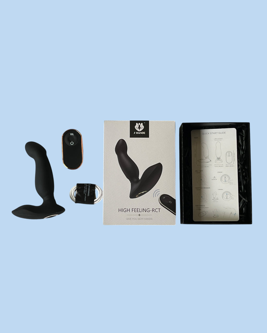HIGH FEELING RCT Estimulador anal vibrador a control remoto