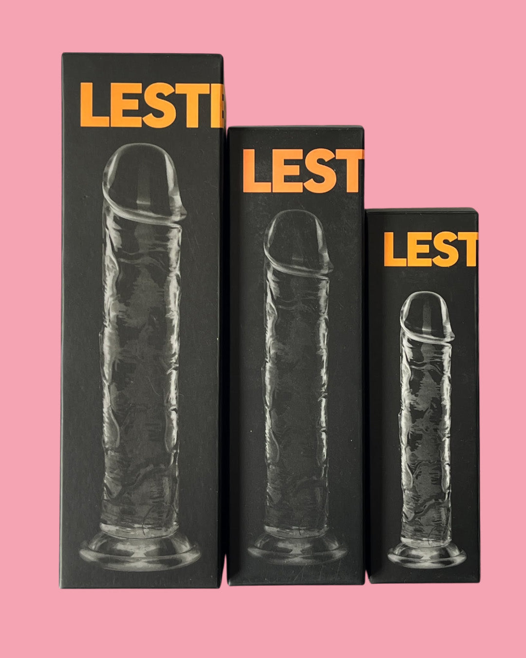 LESTER XL Dildo 25.5 cms rosado agua