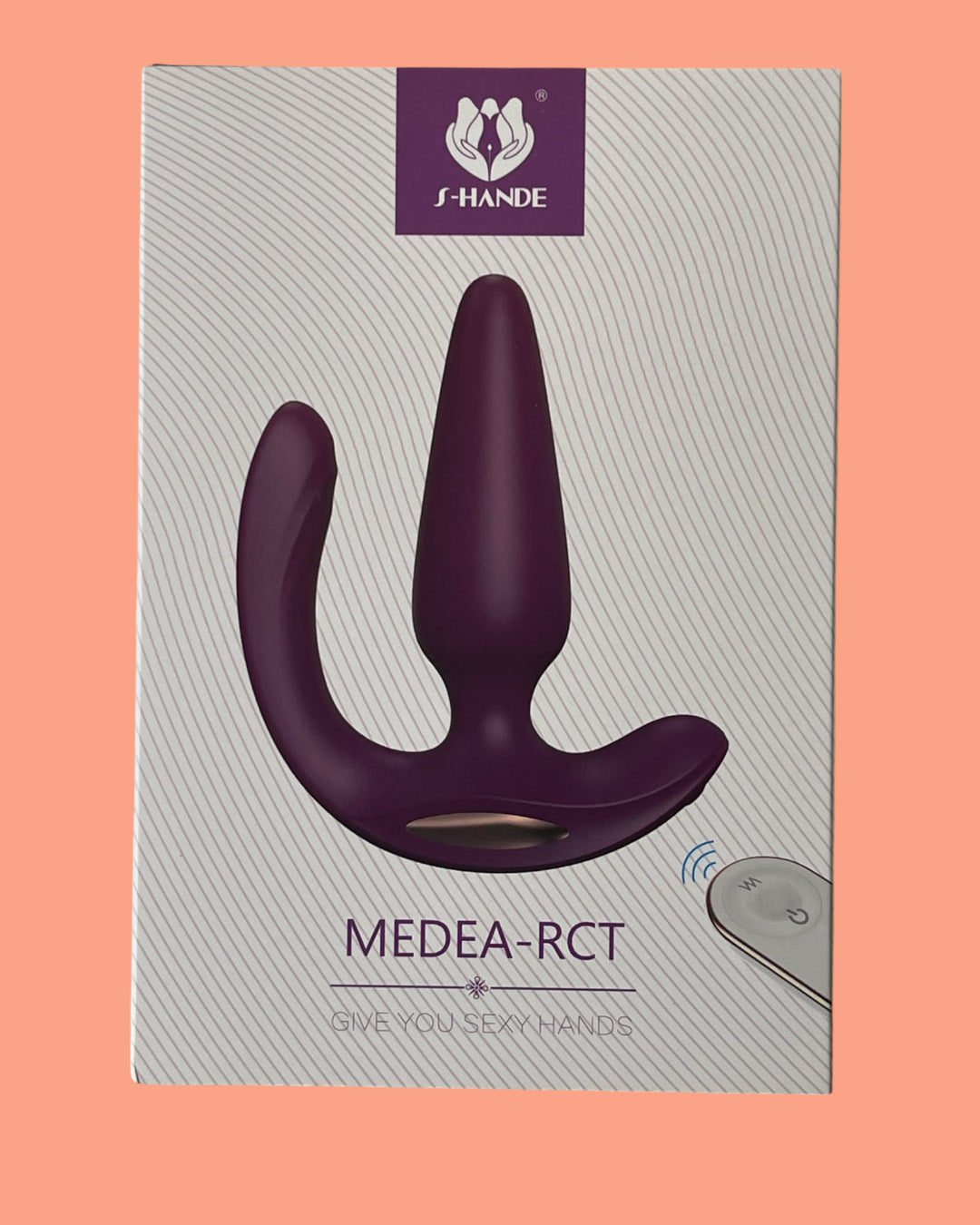 MEDEA RCT Plug anal vibrador y clitoris a control remoto