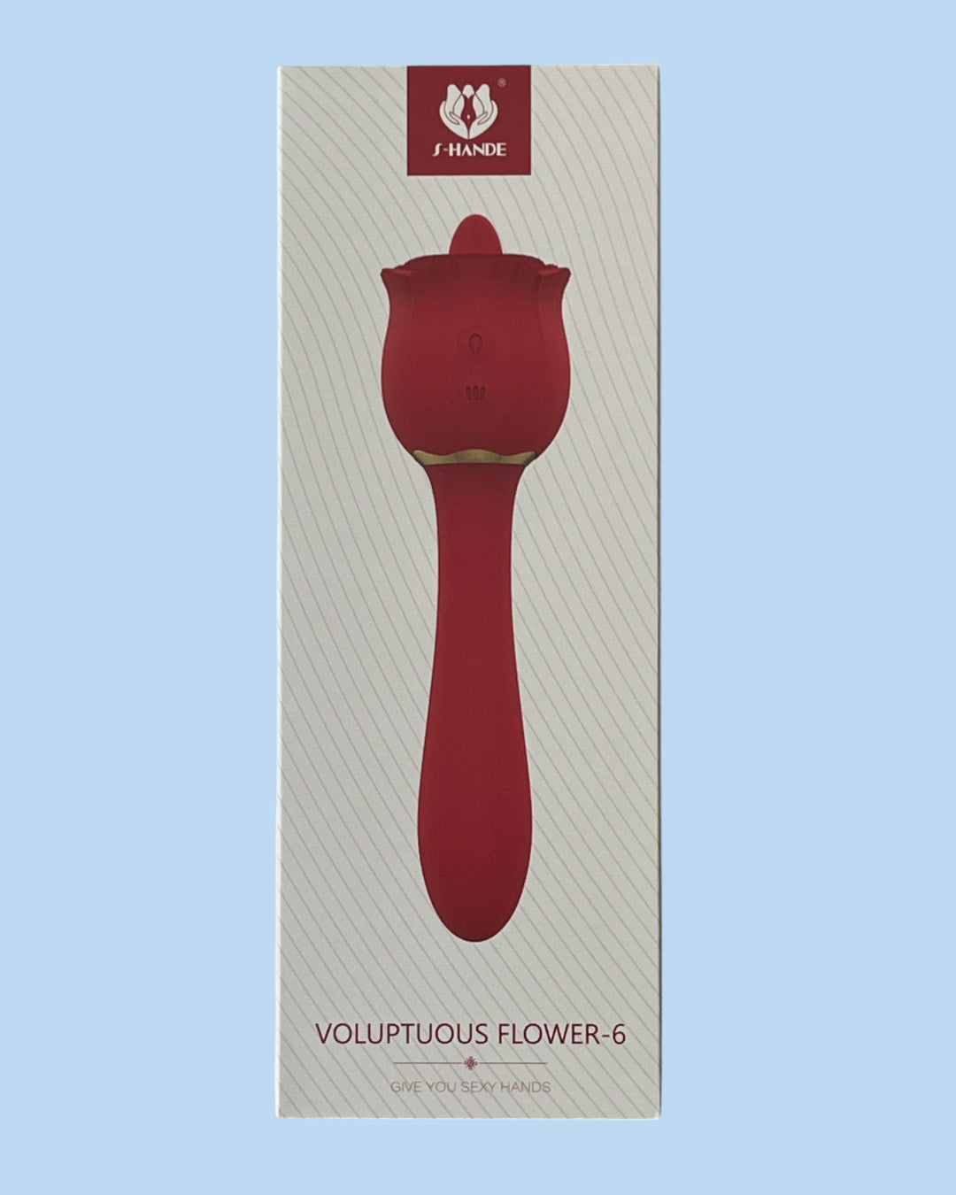 VOLUPTUOUS FLOWER 6 Vibrador con lengua estimuladora doble funcion