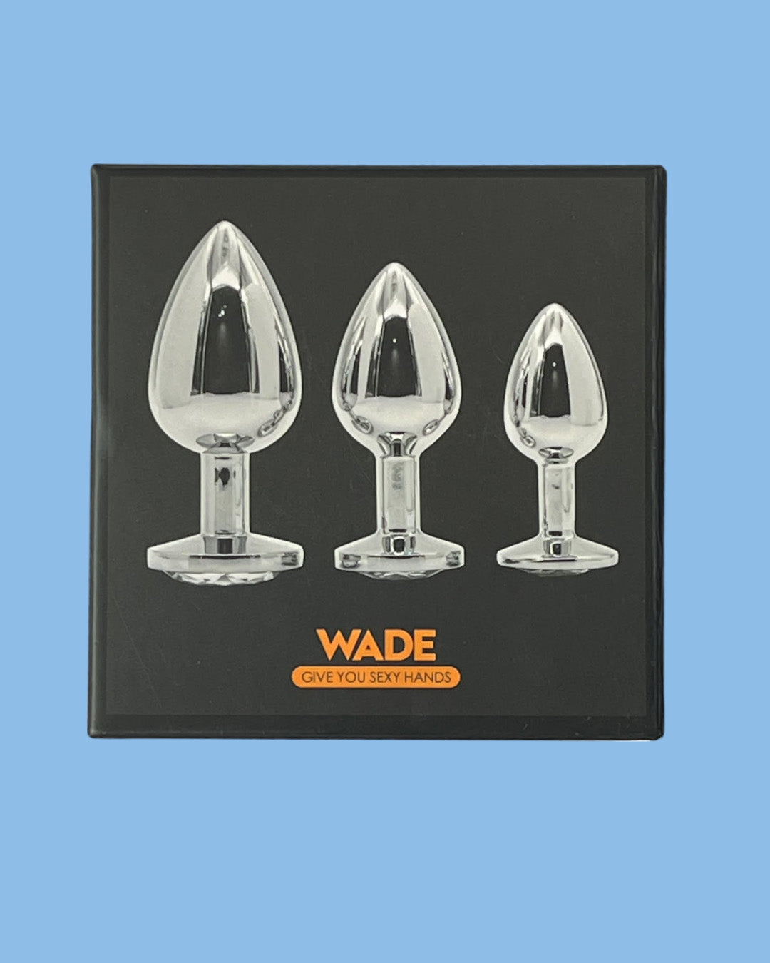WADE Set de 3 plugs dilatador anal Edicion de lujo