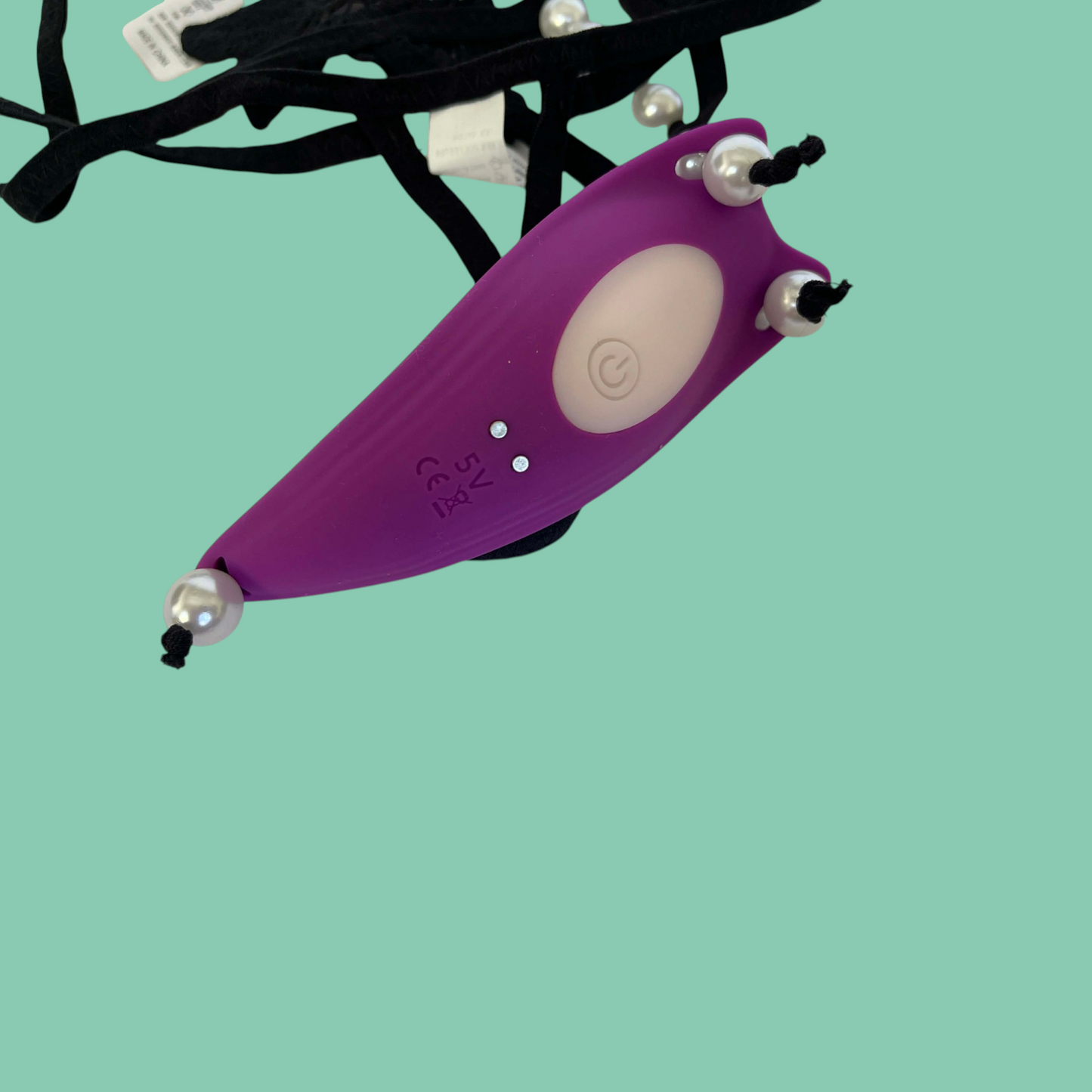 REBECCA Vibrador femenino portable (Incluye tanga en hermoso diseño)