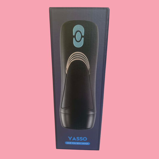 YASSO Masturbador masculino vibrador con VIBRADOR y VOZ