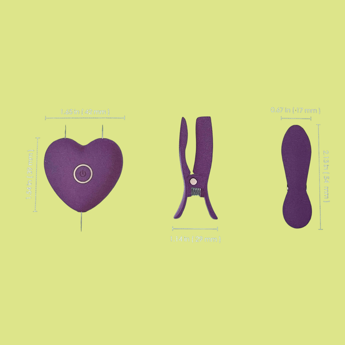 DETECTOR pinzas para pezones y clitoris