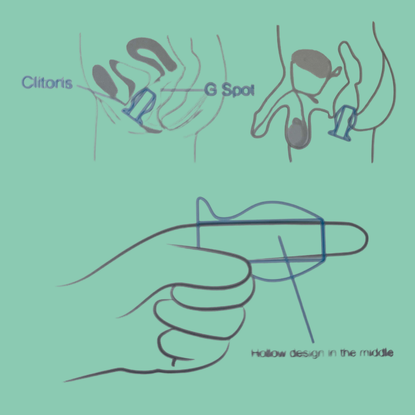 OLLIE Set x3 plug anal (tapon anal) huecos