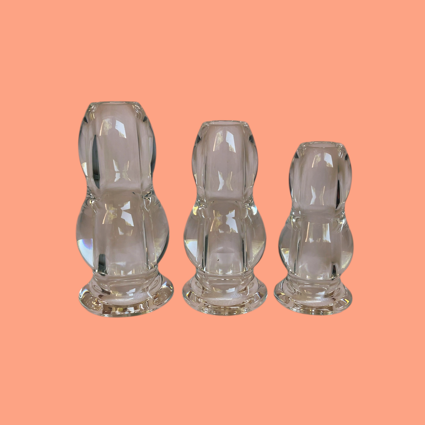 SEE Set x3 plug anal (tapon anal) huecos