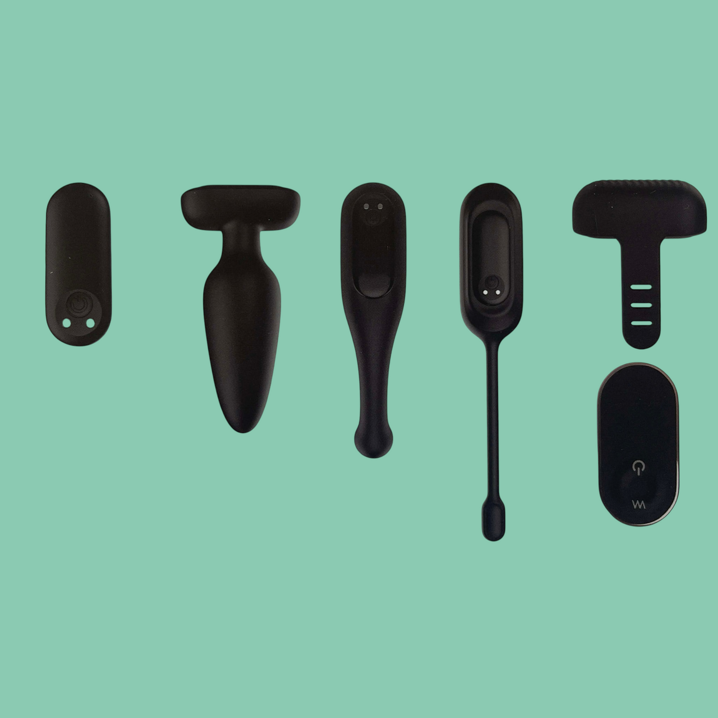 THE GIRL KIT VIBRADOR ANAL +PLUG ANAL + MASTURBADOR CLITORIS + ESTIMULADOR PROSTATICO