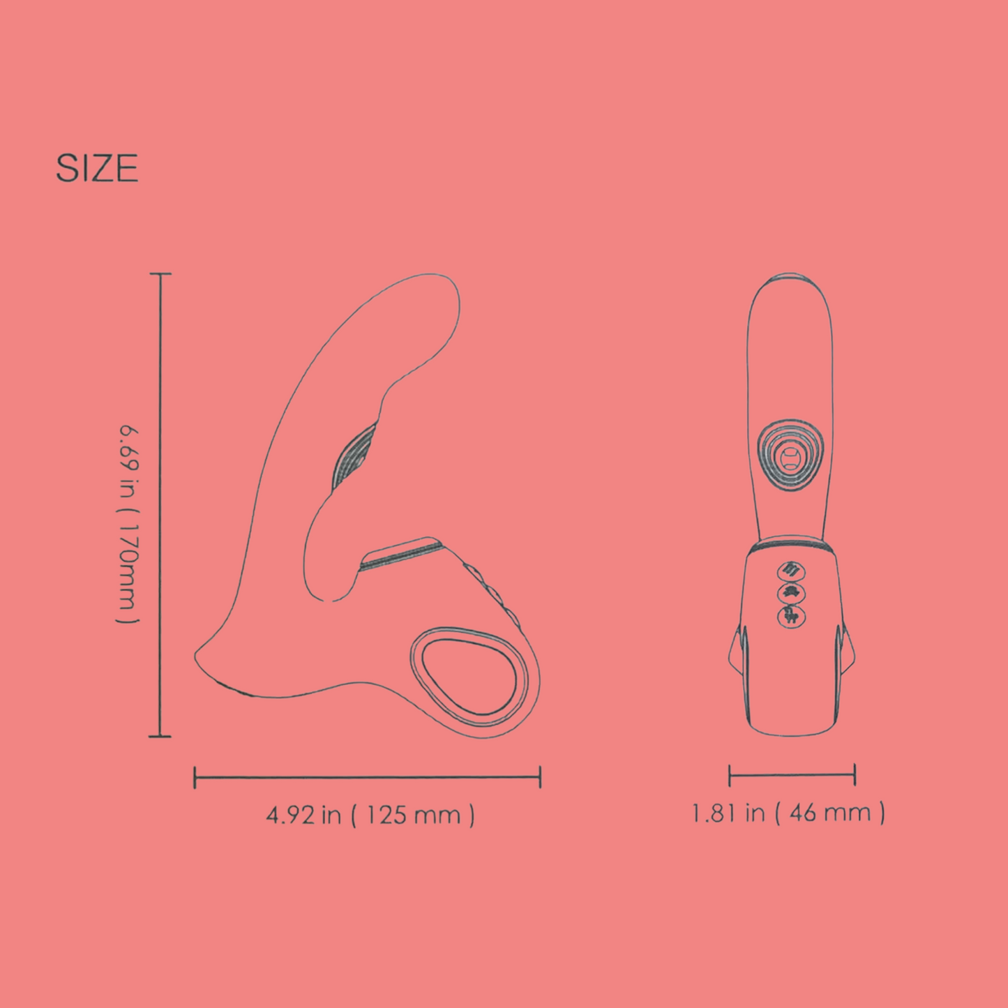 MR. L vibrador y succionador femenino 9 MODOS VIBRACION + 5 FRECUENCIAS DE SUCCION