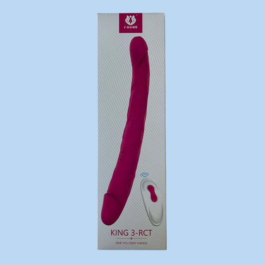 KING 3 RCT Vibrador doble penetracion a CONTROL REMOTO