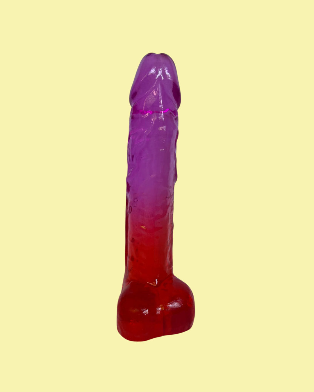 Dildo de silicona multicolor 24.5 cms