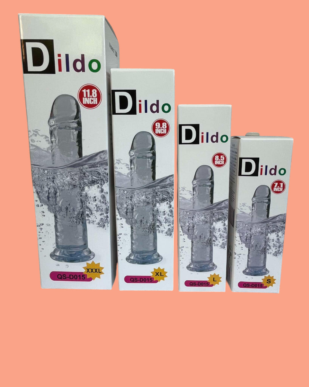 Dildo de silicona 18 cms con ventosa o usar con arnes