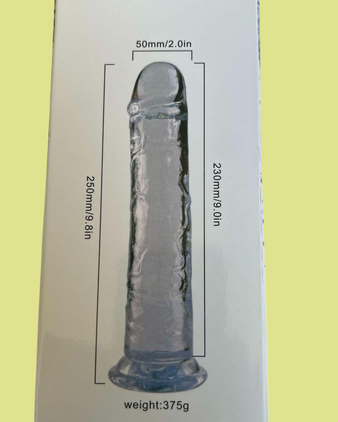 Dildo de silicona 25 cms para usar con ventosa o usar en arnes