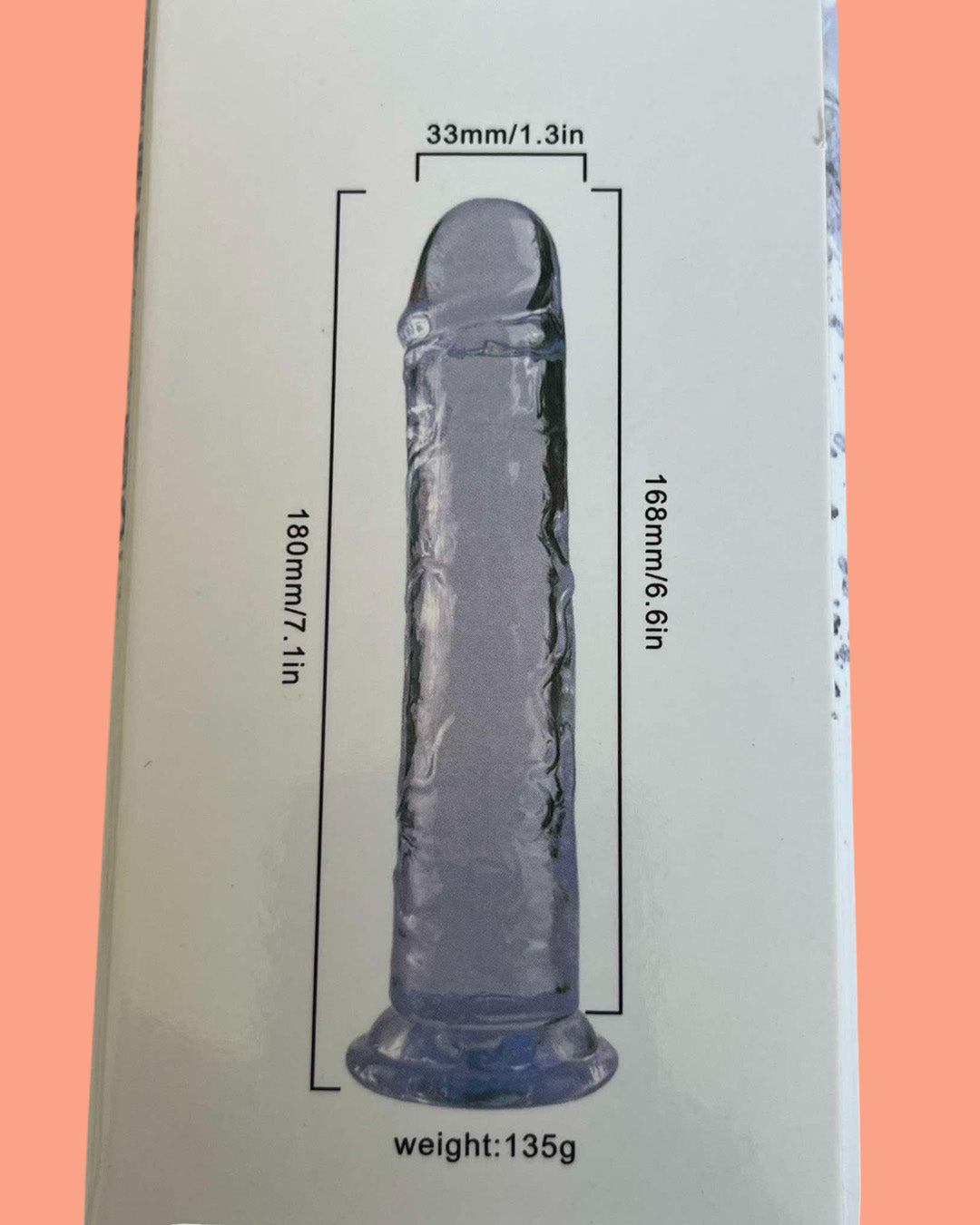 Dildo de silicona 18 cms con ventosa o usar con arnes