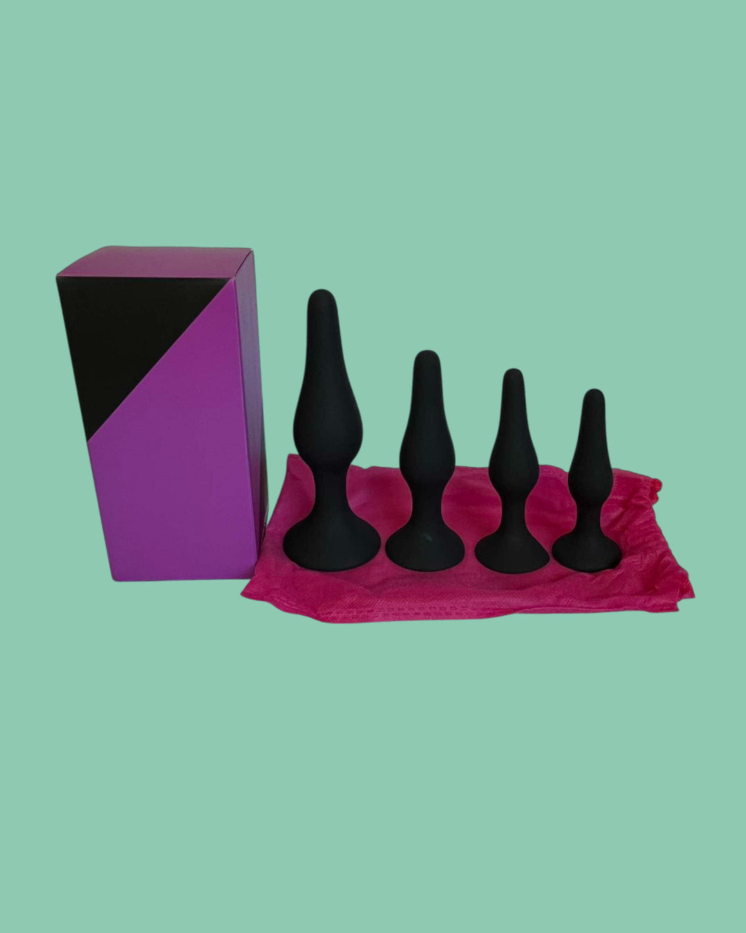 Juego de 4 dilatadores anales plug anal