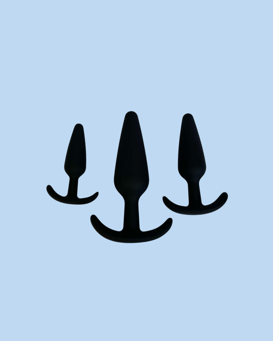 Juego de 3 dilatadores anales plug anal