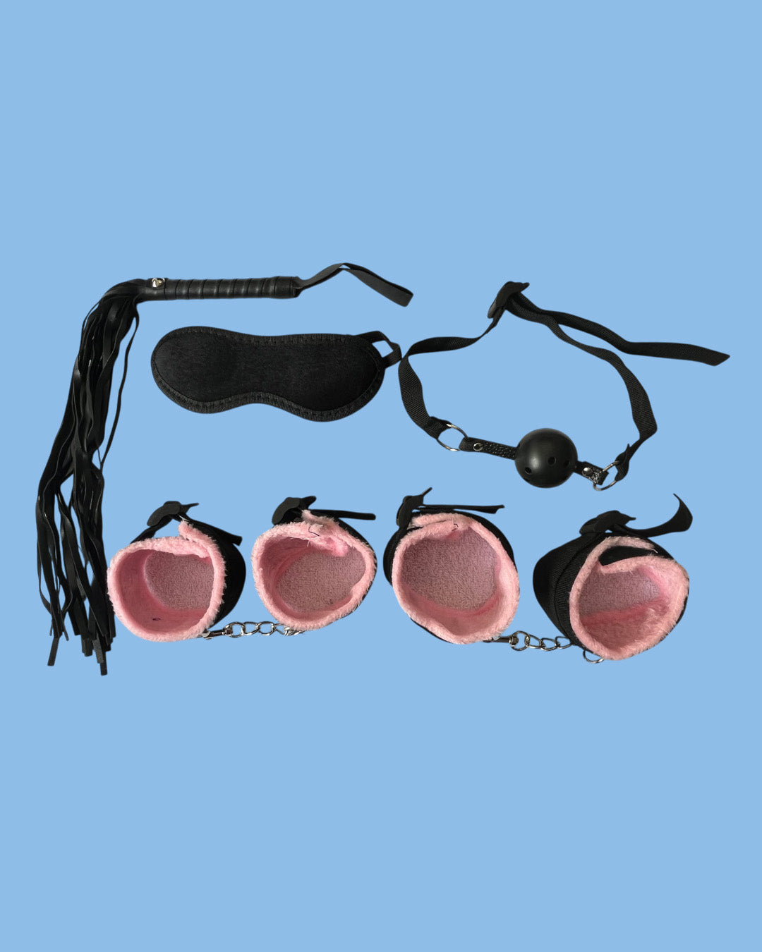 BDSM Set de 5 piezas Bondage ROSA