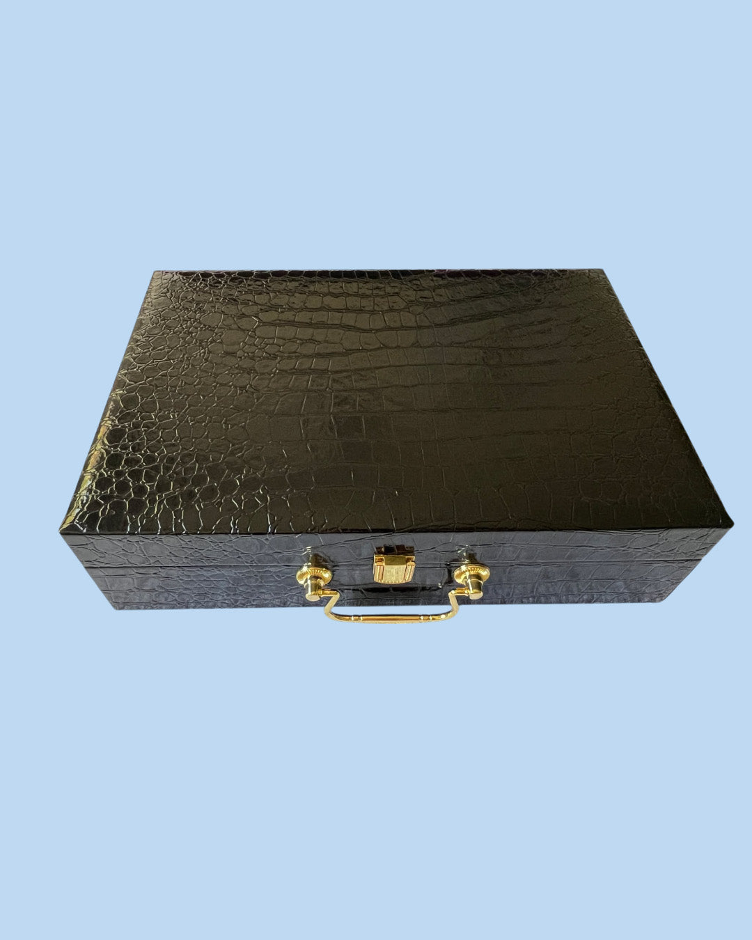 BDSM Edciion de lujo Kit 8 piezas de cuero en valija ROJO