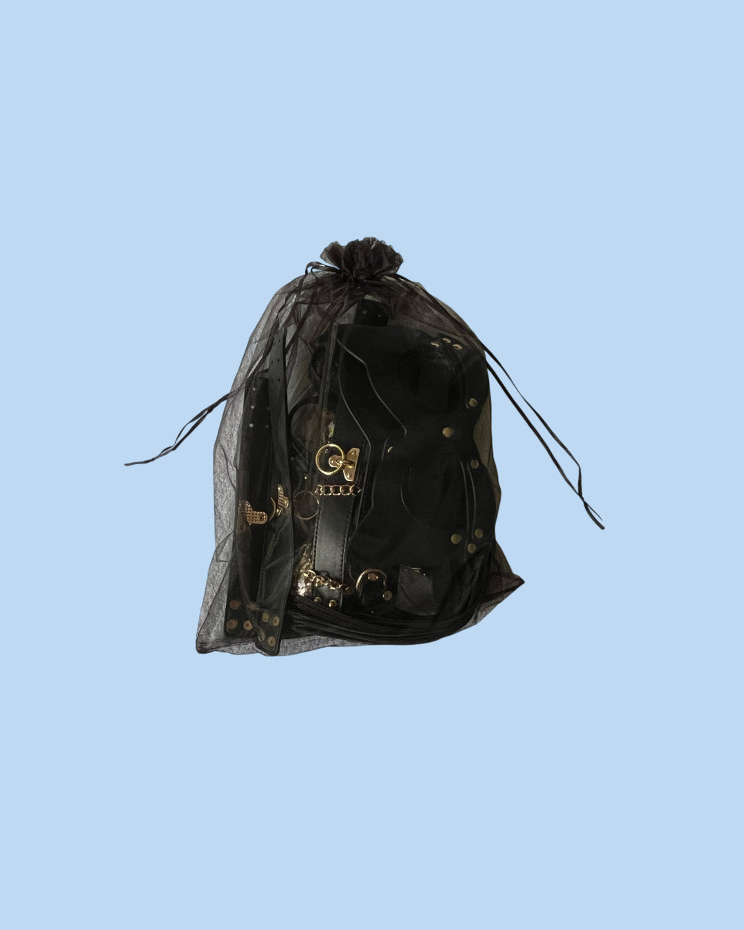 BDSM Edciion de lujo Kit 8 piezas de cuero en valija ROJO