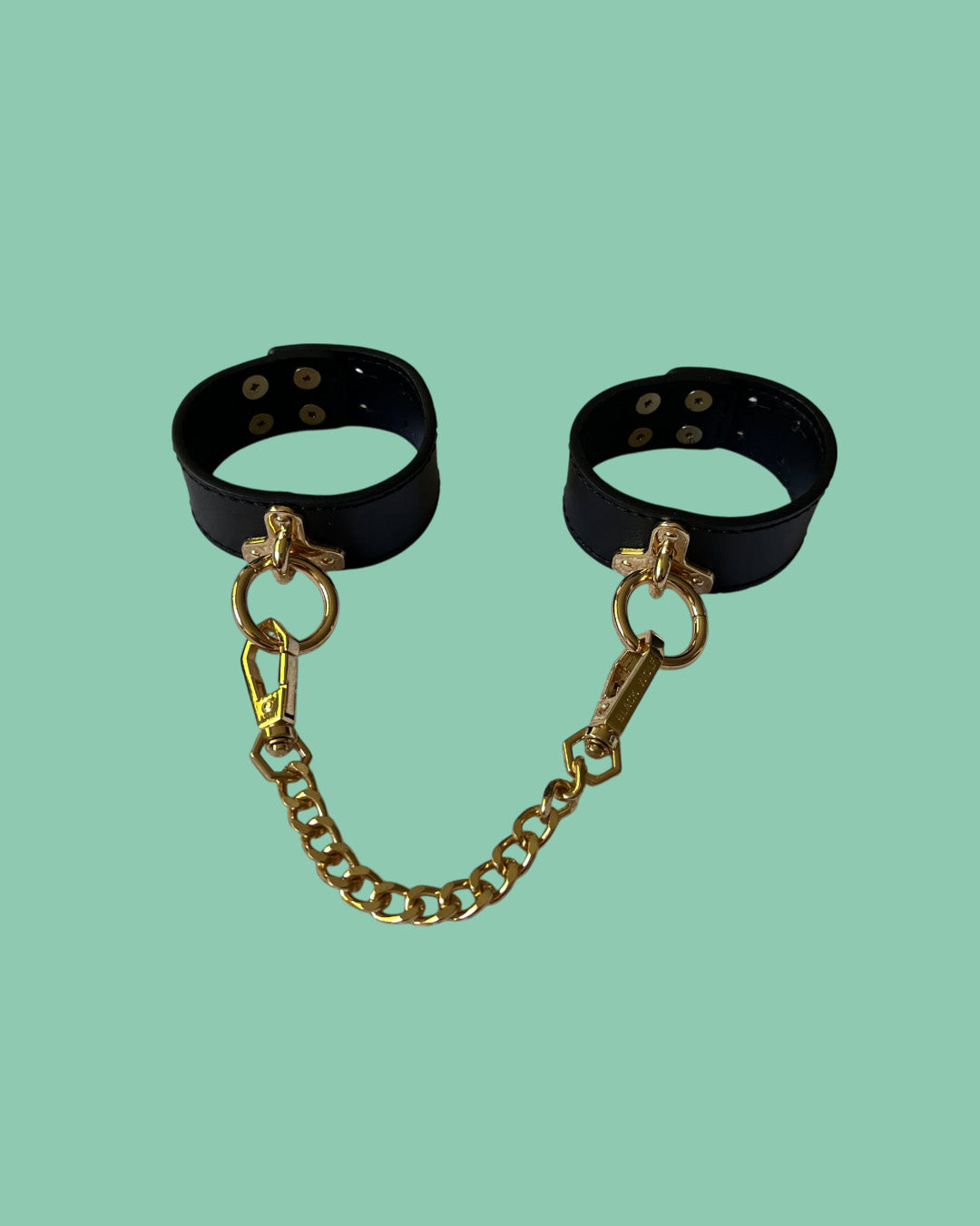 BDSM Edciion de lujo Kit 8 piezas de cuero en valija NEGRO