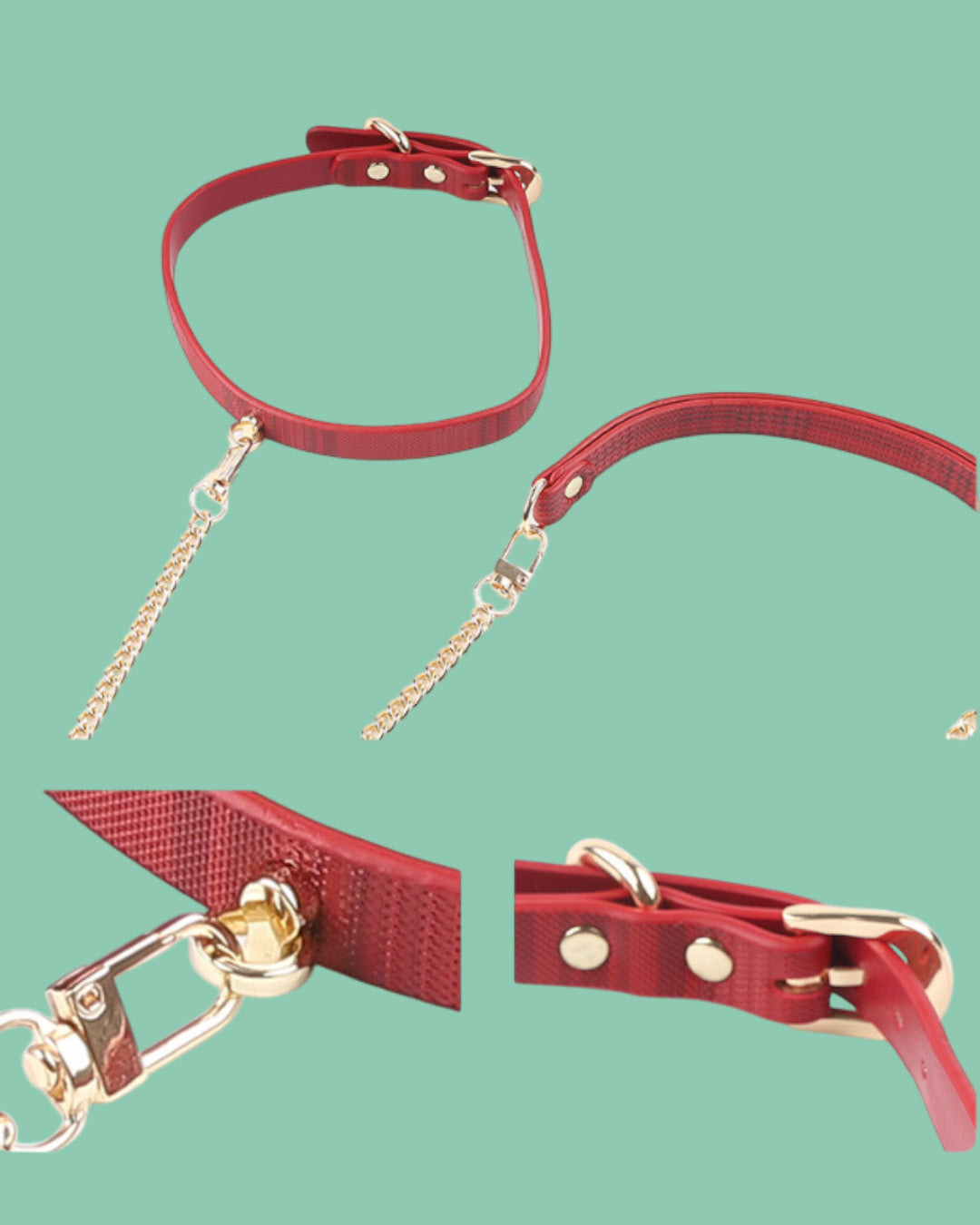 BDSM Cartera desmontable con kit BDSM - NEGRO