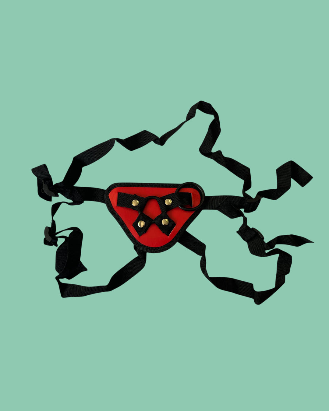 Arnes para dildo ROJO y NEGRO