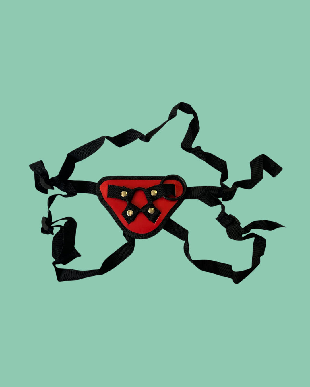 Arnes para dildo ROJO y NEGRO