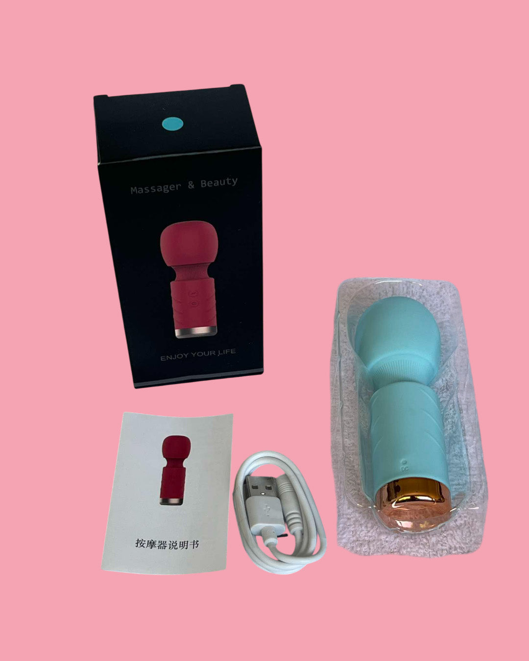 Mini vibrador masajeador