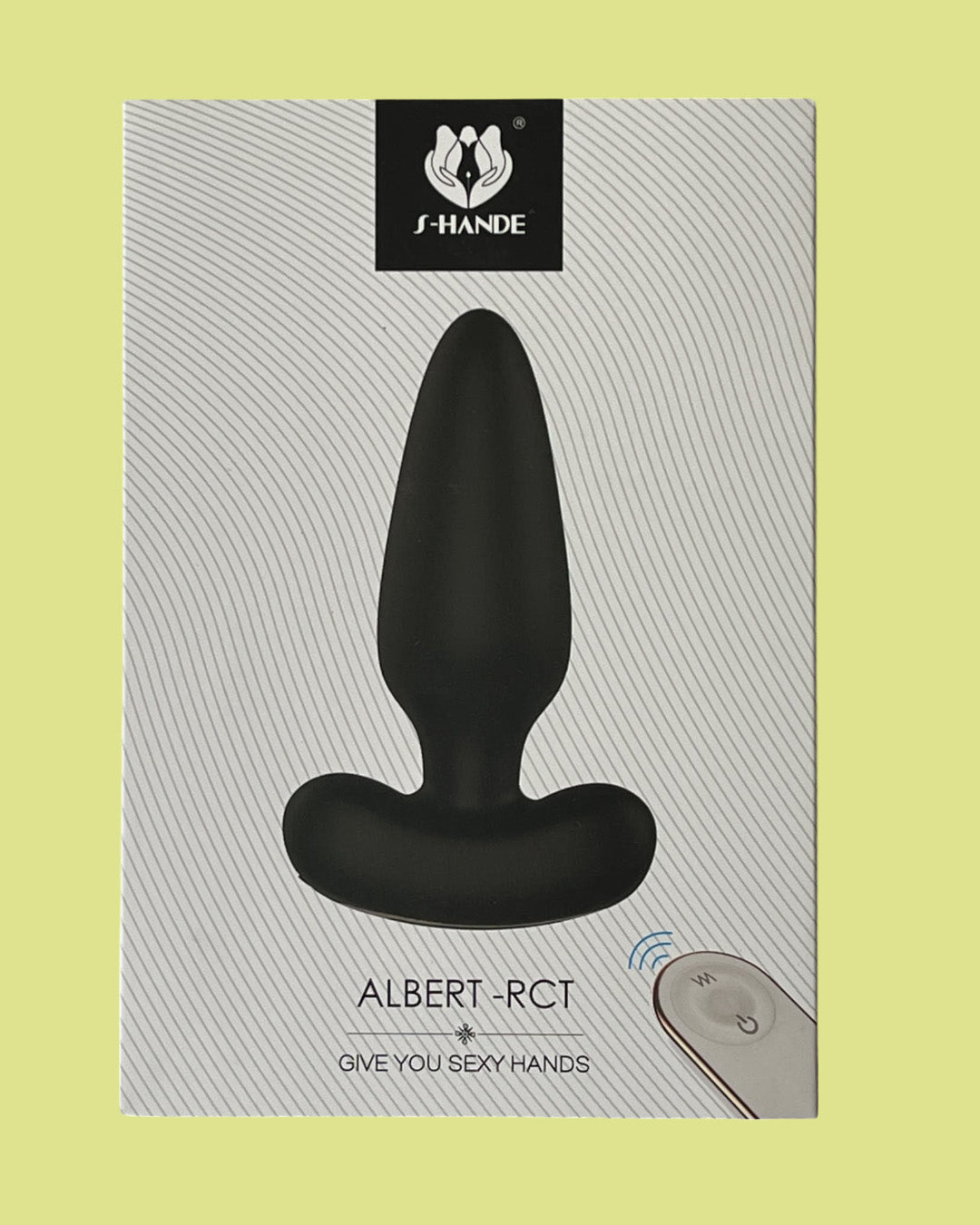 ALBERT Plug anal a control remoto Masajeador prostatico
