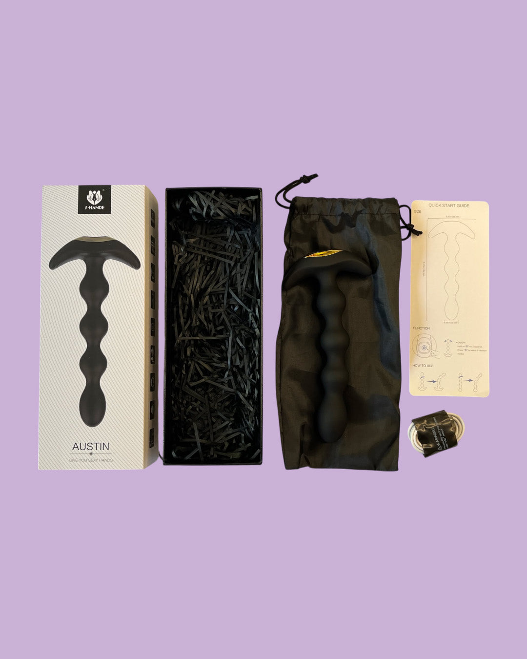 AUSTIN Plug anal vibrador