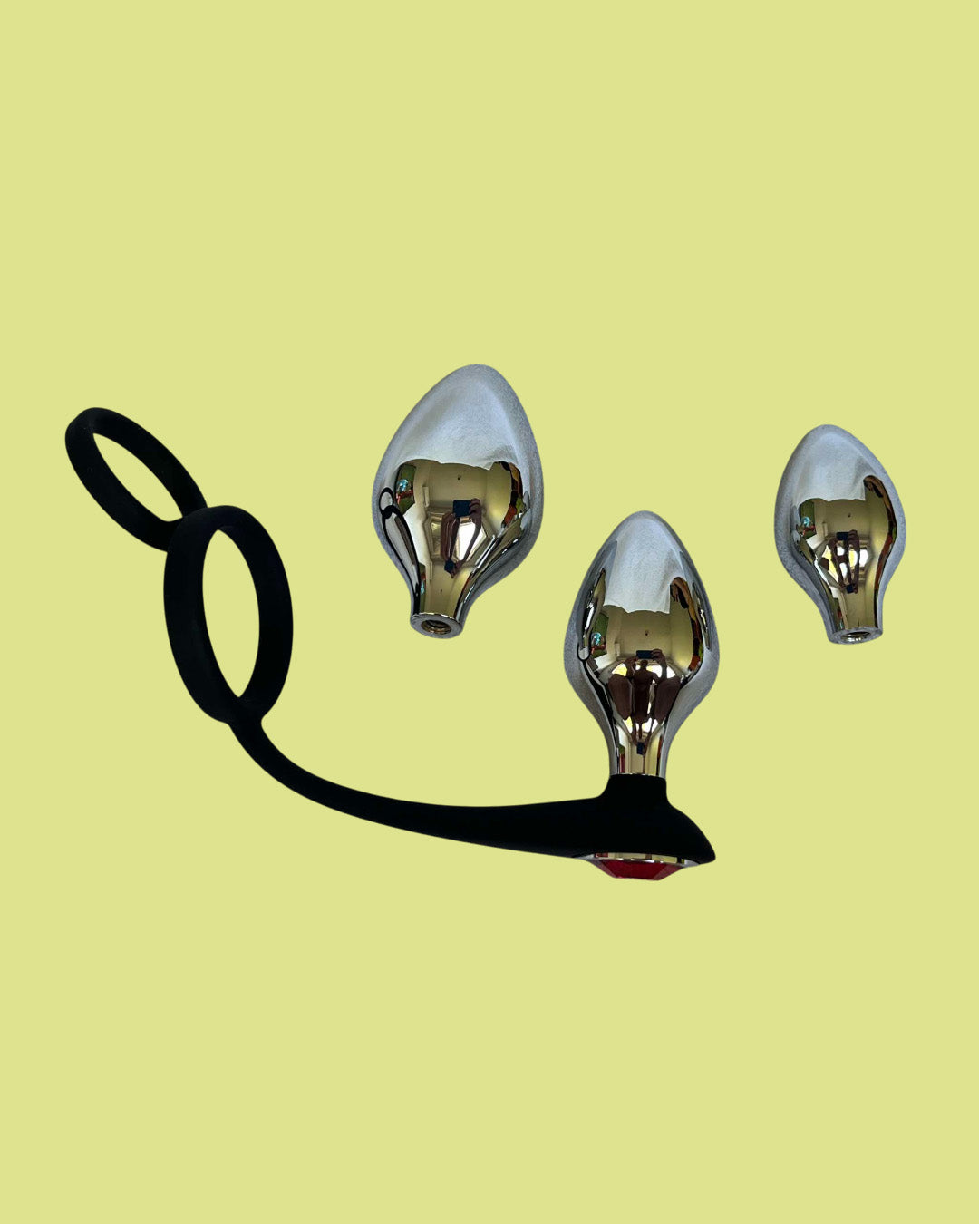 BENSONS Set 3 plugs anal dilatador anal con anillo para pene