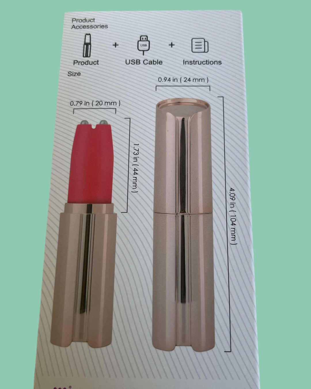 BETTY Lapiz labial vibrador Estimula clitoris vagina y pezones