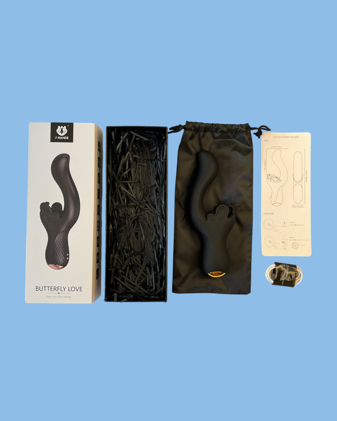 BUTTERFLY LOVE Vibrador Punto G Estimulador clitoris
