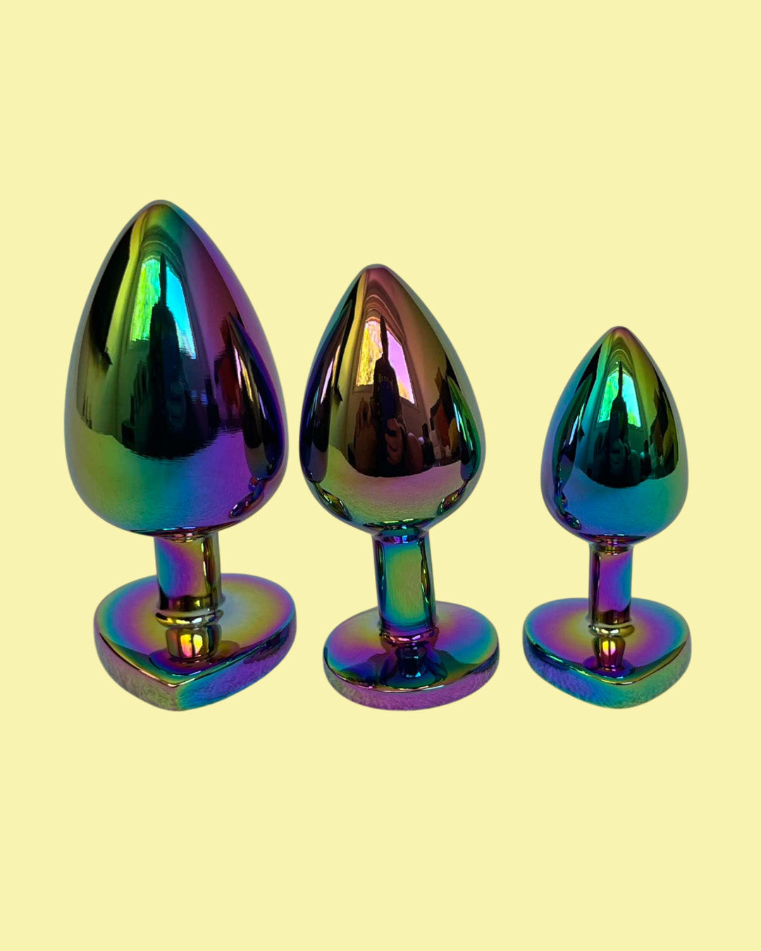 FELTON Set de 3 plugs dilatador anal Edicion de lujo