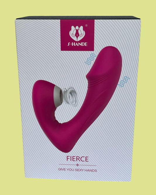 FIERCE Vibrador de succion estimula clitoris pezones lamedor