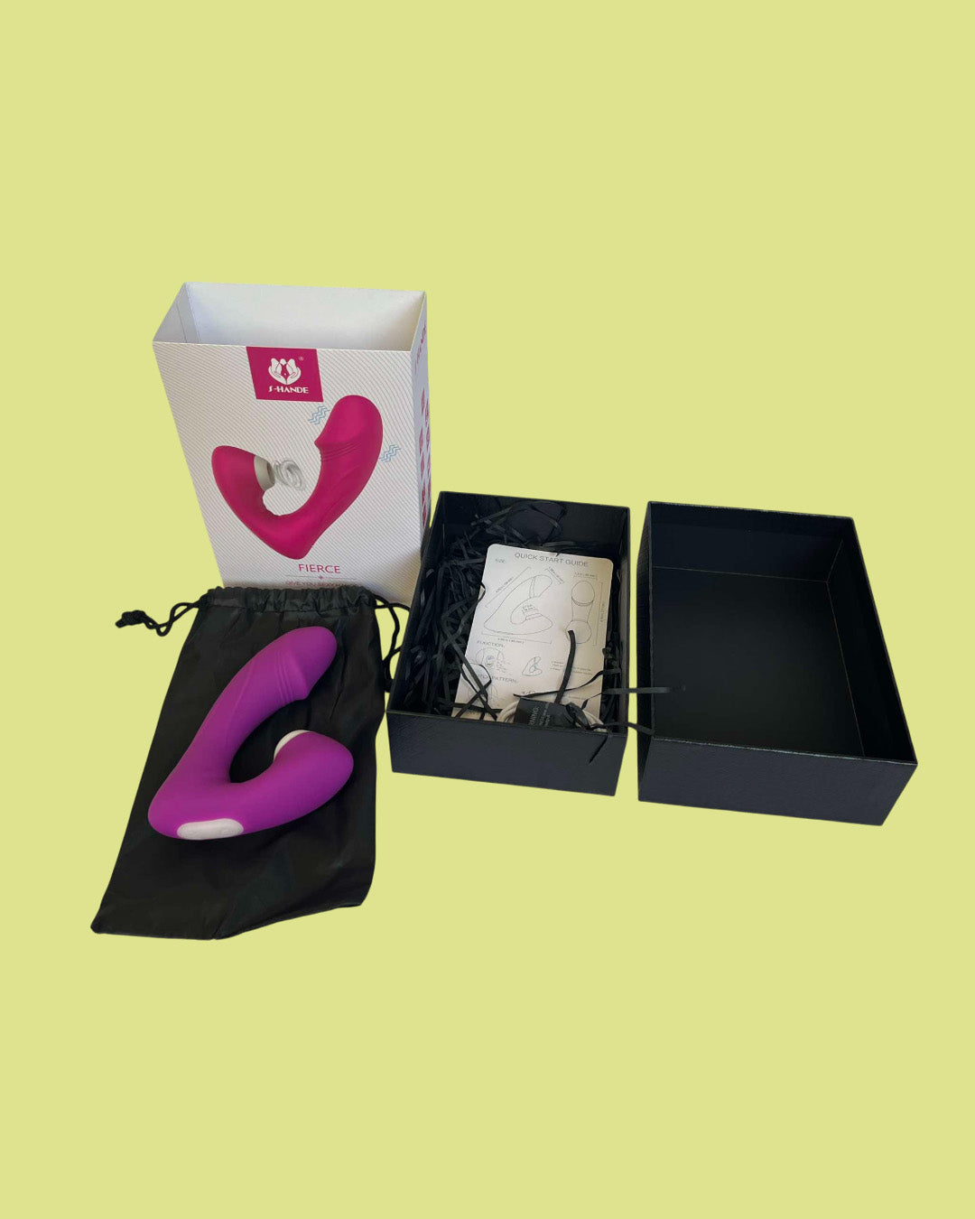 FIERCE Vibrador de succion estimula clitoris pezones lamedor