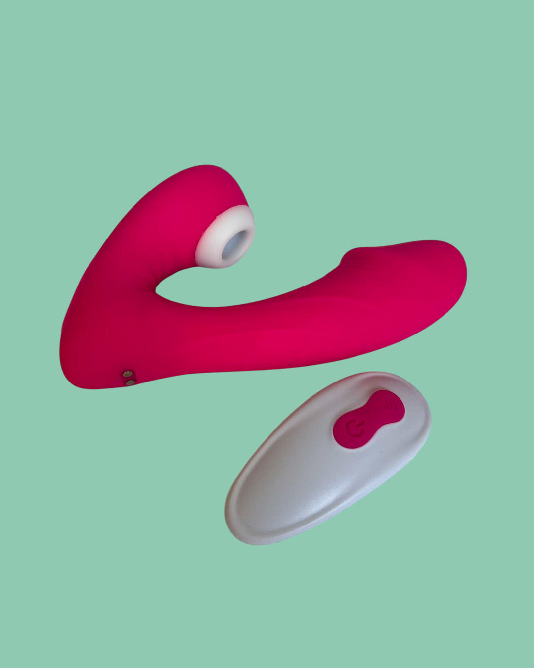 FIERCE RCT Vibrador de succion estimula clitoris pezones lamedor CONTROL REMOTO