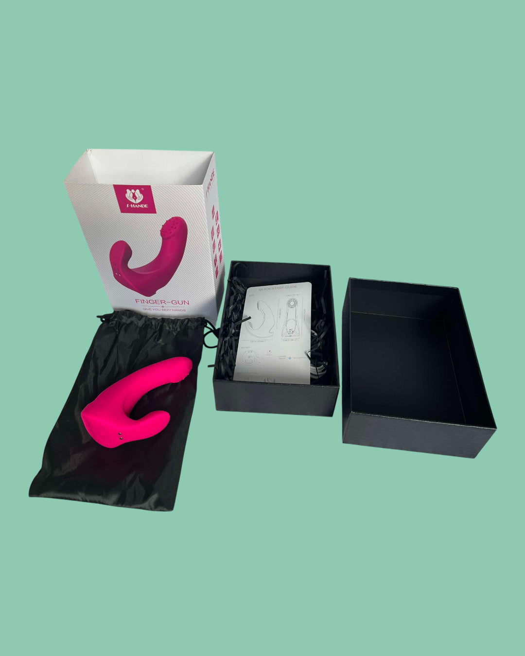 FINGER GUN Mini vibrador para dedo Estimula Punto G pezones