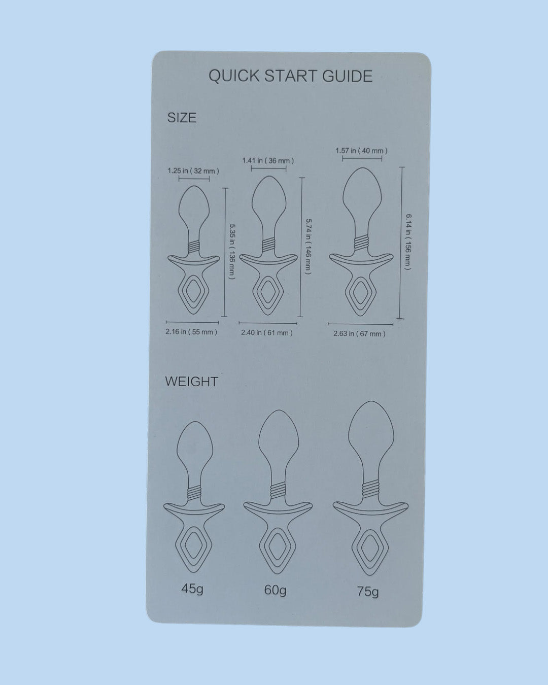 FLEXICORE Set de 3 plug anal Dilatador en tres tamaños