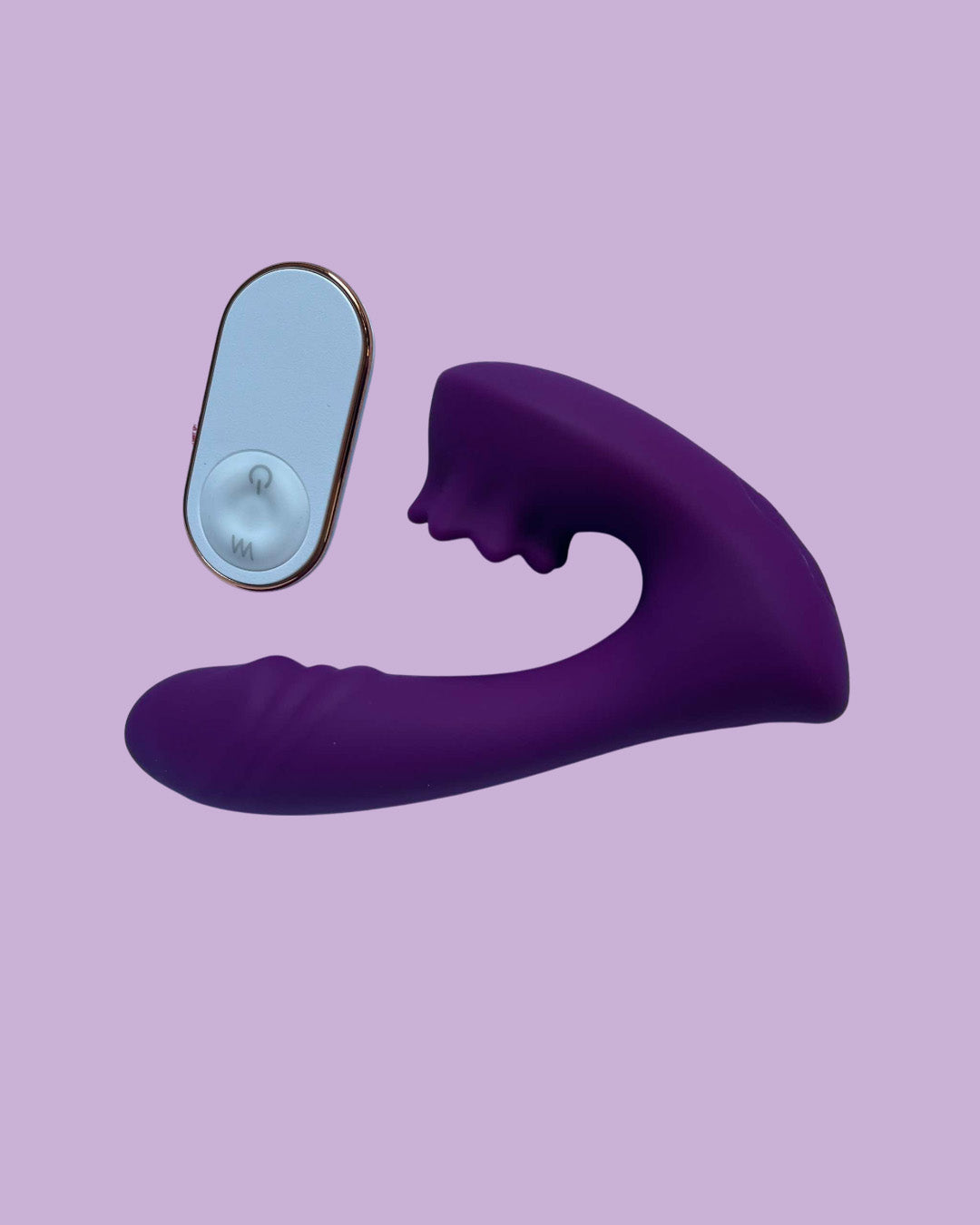 FOREST RAIN RCT Vibrador femenino doble, Anal y Punto G Lame clitoris CONTROL REMOTO