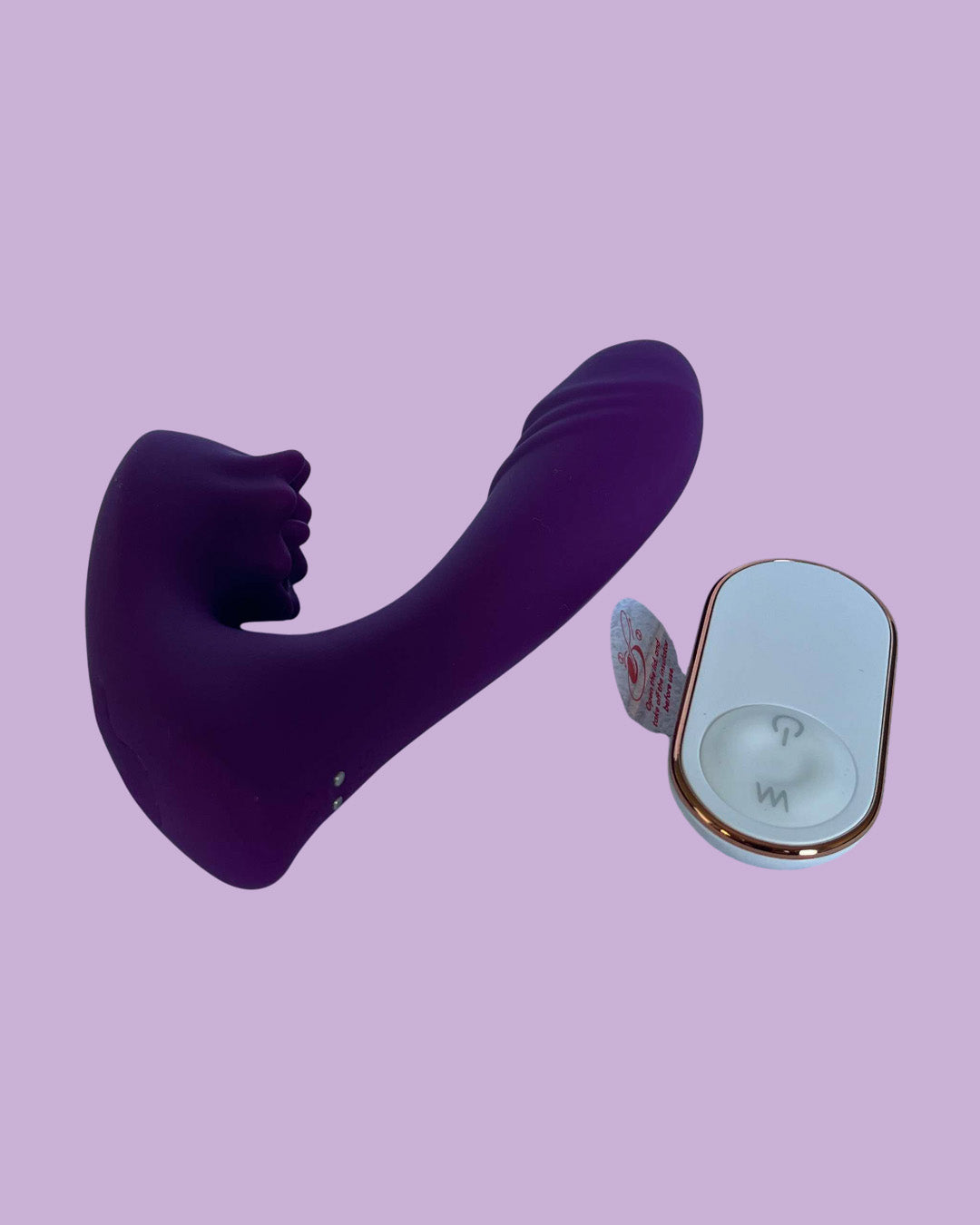 FOREST RAIN RCT Vibrador femenino doble, Anal y Punto G Lame clitoris CONTROL REMOTO