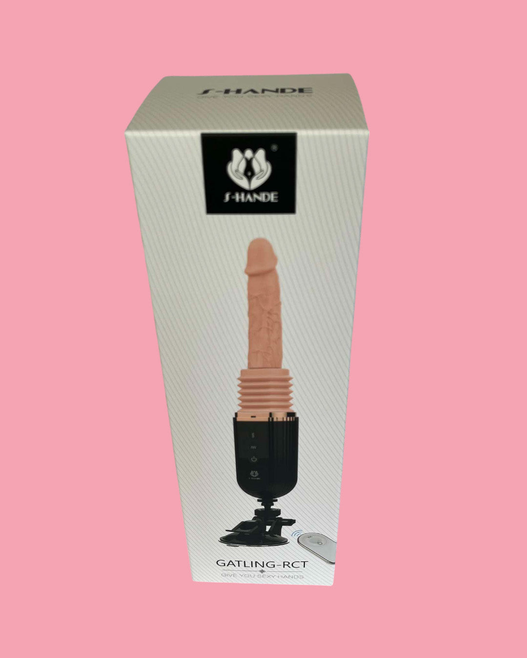 GATLIN RCT Vibrador de empuje con ventosa a CONTROL REMOTO