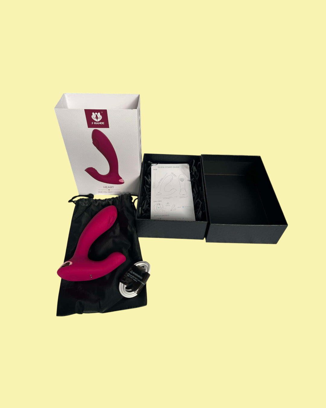 HEART Vibrador portable Anal y Punto G