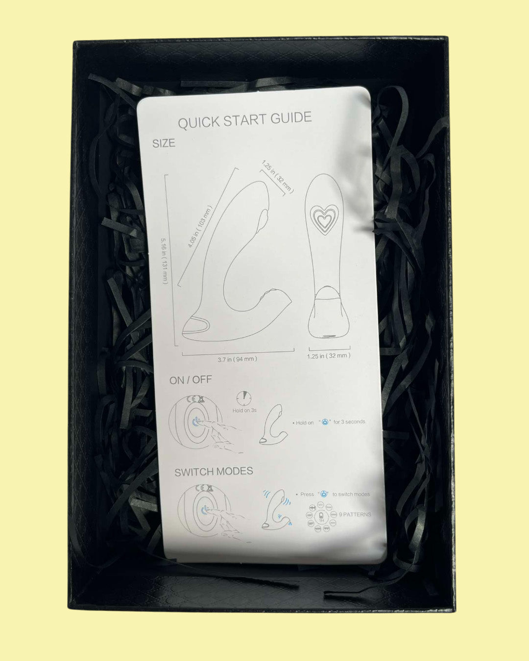 HEART Vibrador portable Anal y Punto G