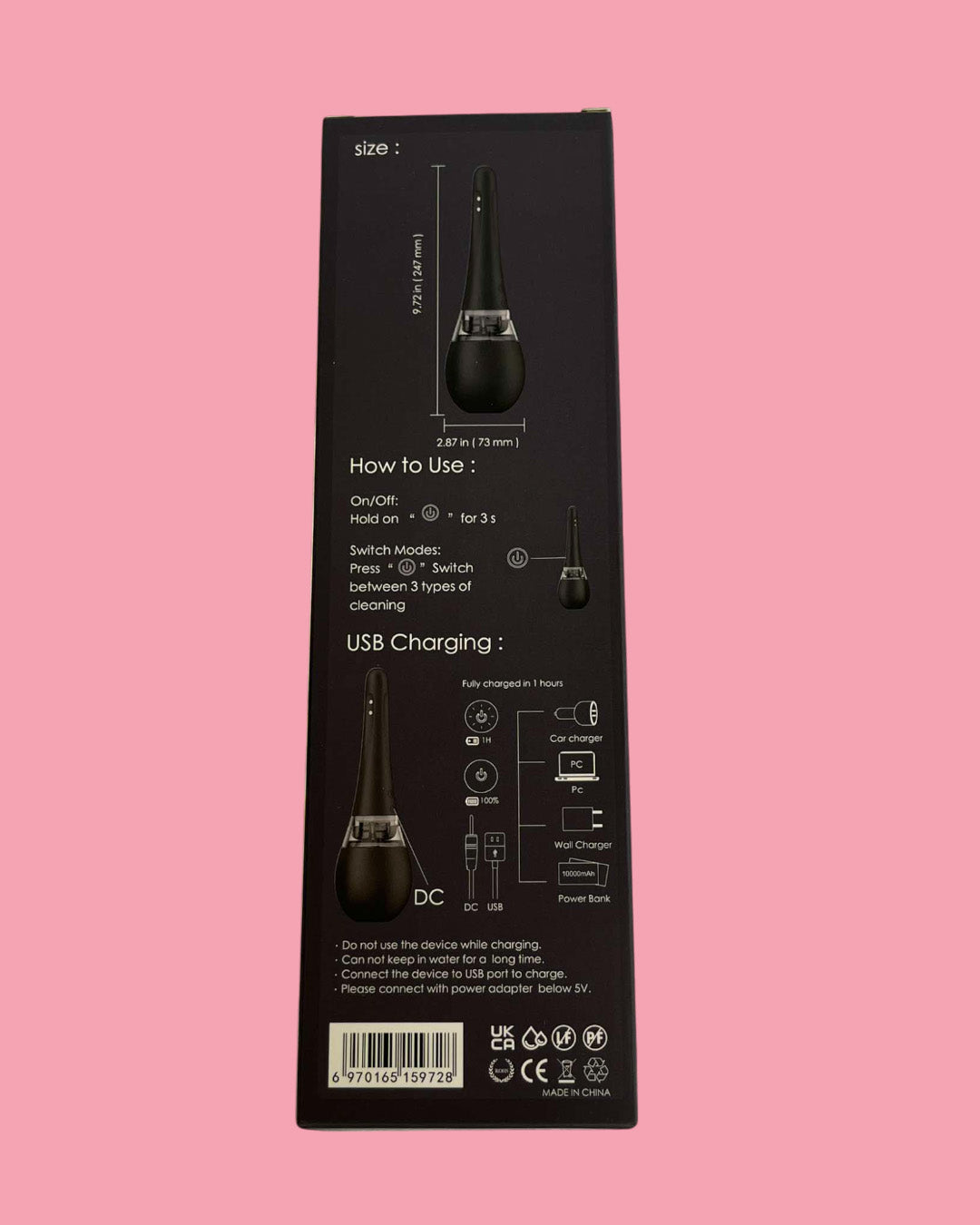 JOY Ducha anal vibratoria