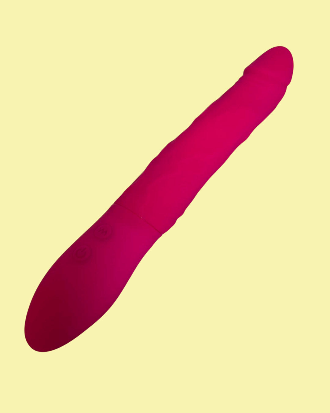 KING-2 Vibrador de silicona suave con doble motor vibra y rota