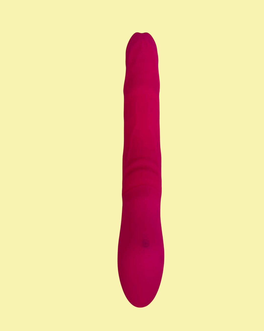 KING-2 Vibrador de silicona suave con doble motor vibra y rota
