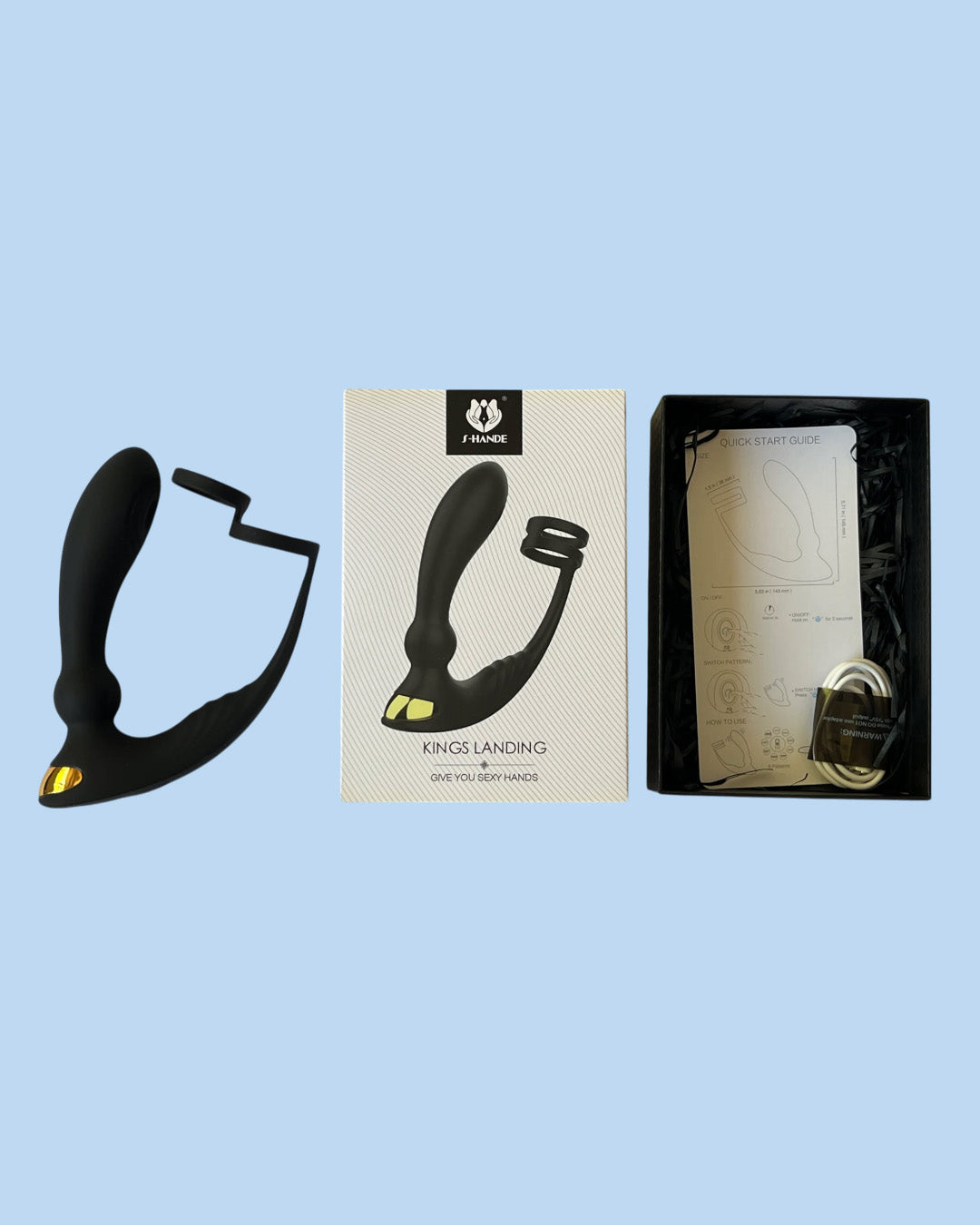 KINGS LANDING Vibrador anal prostatico