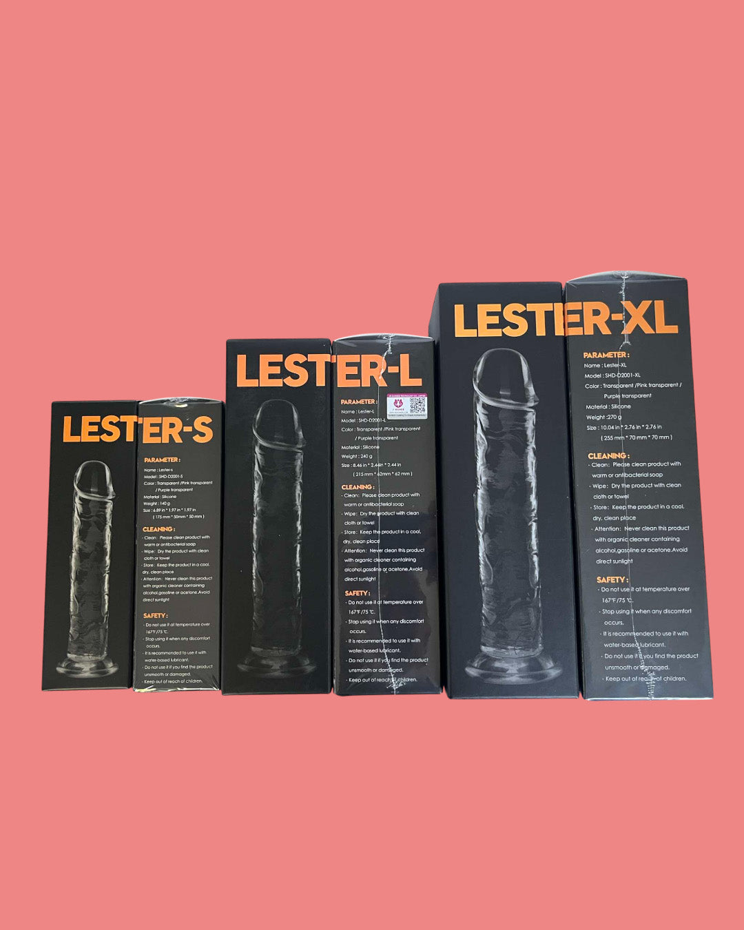 LESTER S Dildo 17.5 cms