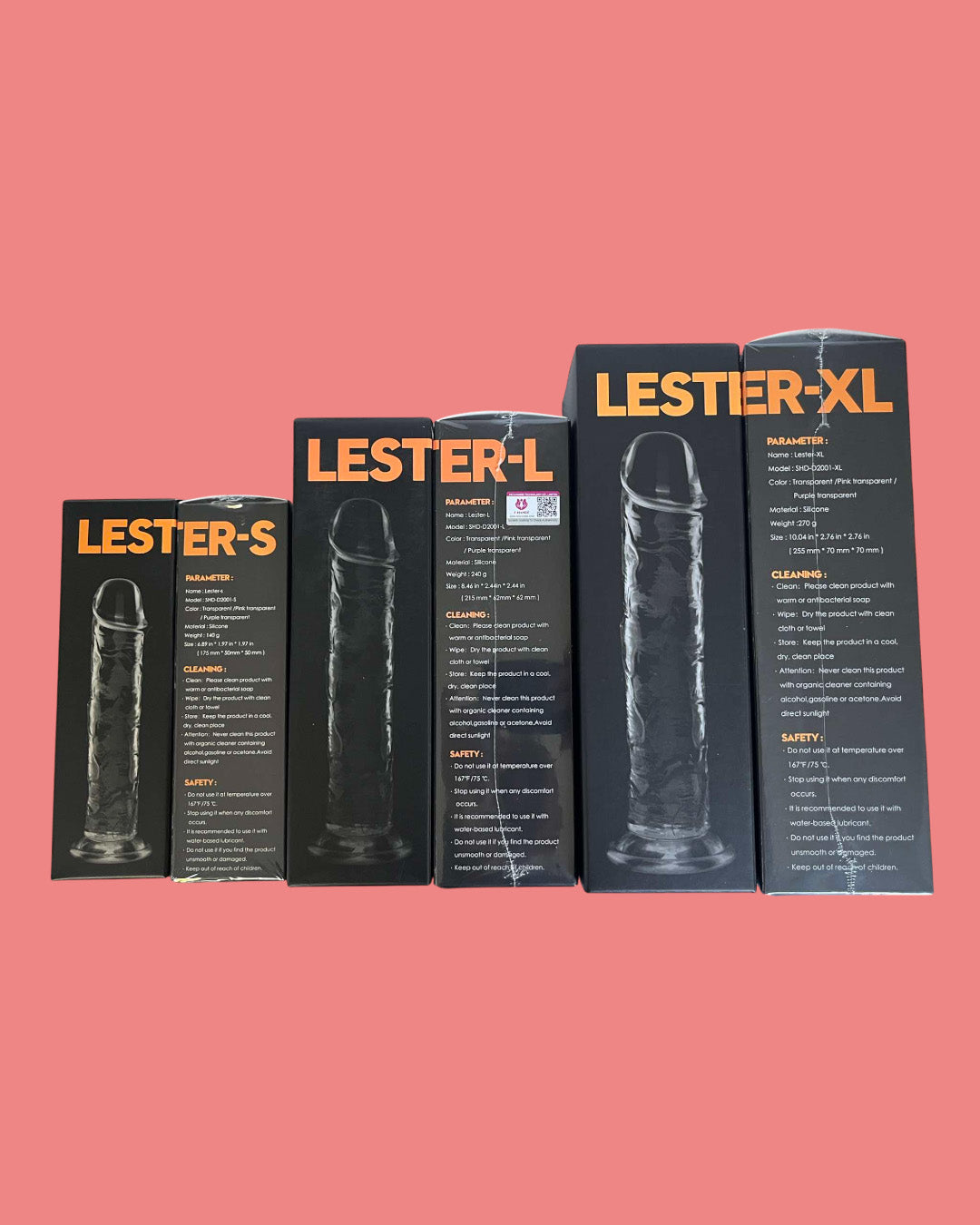 LESTER S Dildo 17.5 cms